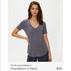 ARITZIA Babaton V-Neck T-Shirt